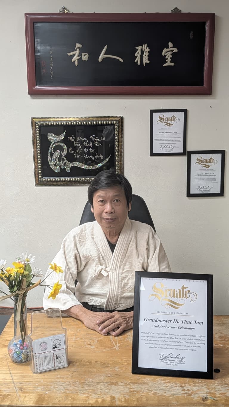 Master Ha Thuc Tam at Aikido Aishinkai